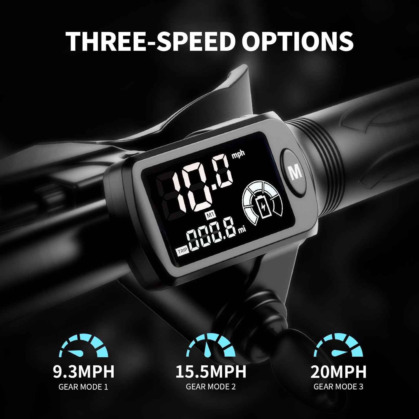 Windhorse C3 Max Electric Scooter | 500W, 40-Mile Range, Passenger Seat