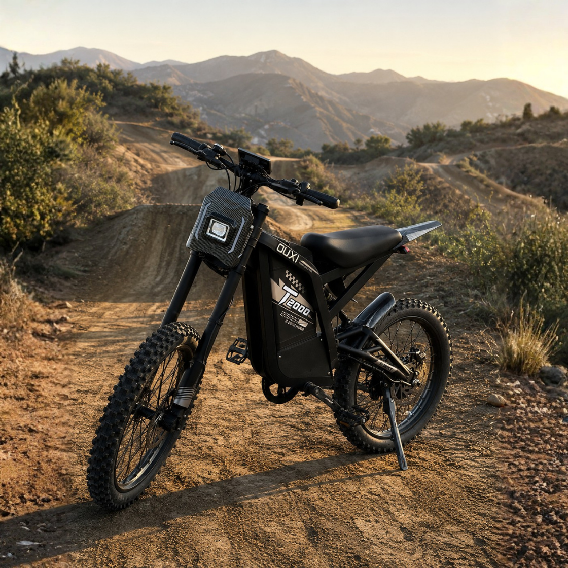 Ride Revolt T2000 Electric Dirt Bike-Style E-Bike | 3000W Peak, Up to 37 MPH