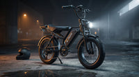 20" Fat Tire Electric Motorcycle Ebikes for Adults, 1500W Peak Electric Dirt Bike with Full Suspension, 48V 18AH Battery Moped, 40-70 Miles Range, LED Headlight,Turn Signals — Lifestyle