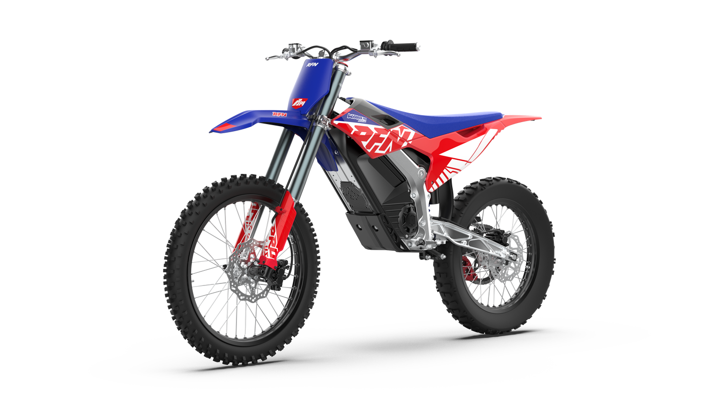 2026 RFN Warrior Pro SX-E15 Plus Electric Dirt Bike | 61 MPH Off-Road