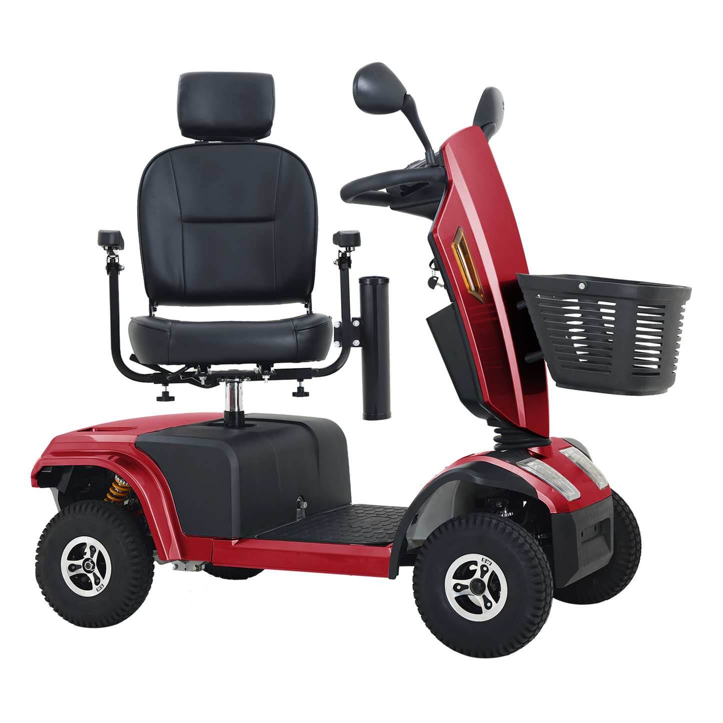 S500 Heavy-Duty Mobility Scooter | All-Terrain Outdoor Design - Red