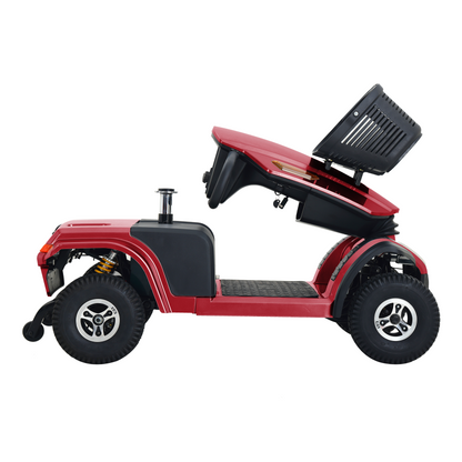 S500 Heavy-Duty Mobility Scooter | All-Terrain Outdoor Design - Red