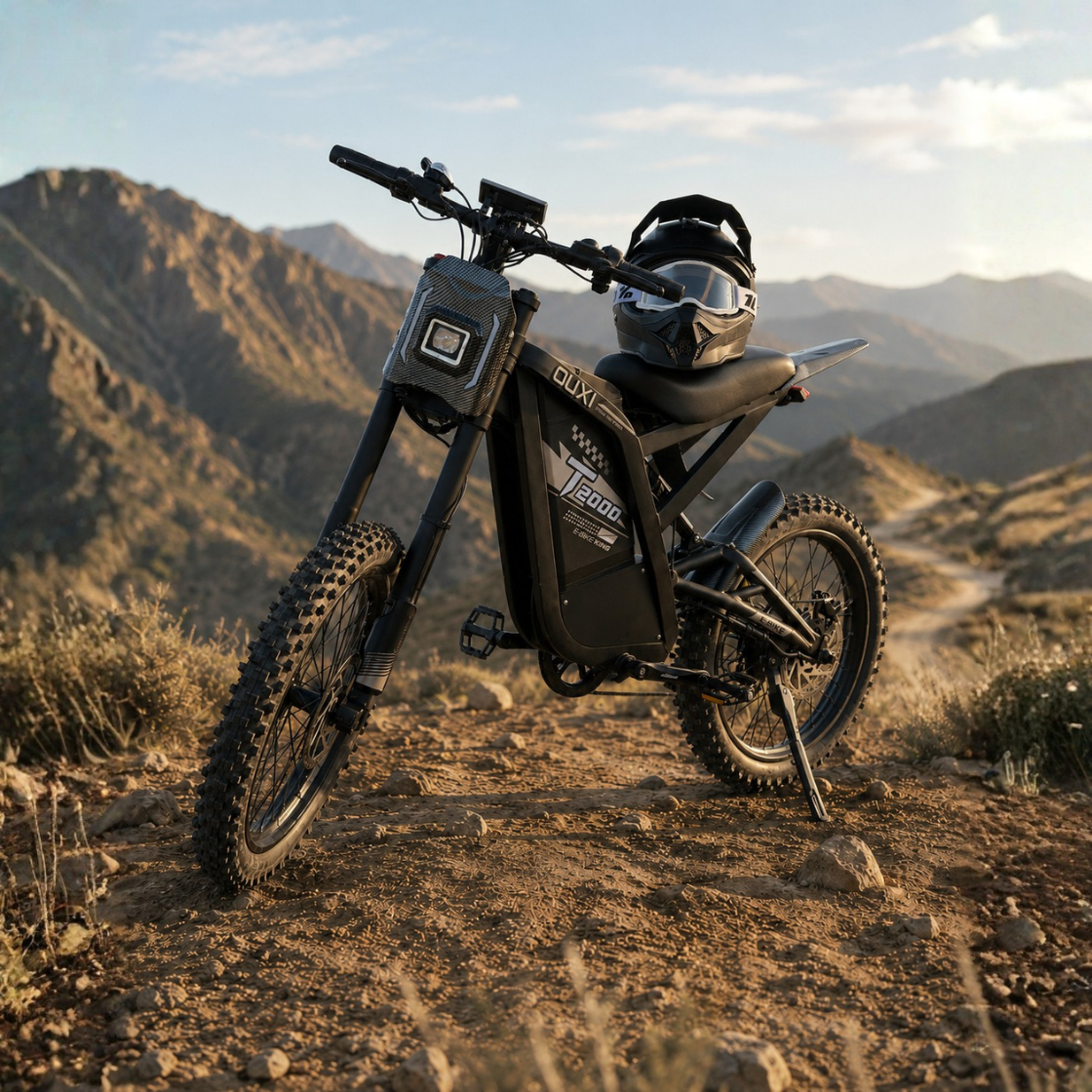 Ride Revolt T2000 Electric Dirt Bike-Style E-Bike | 3000W Peak, Up to 37 MPH