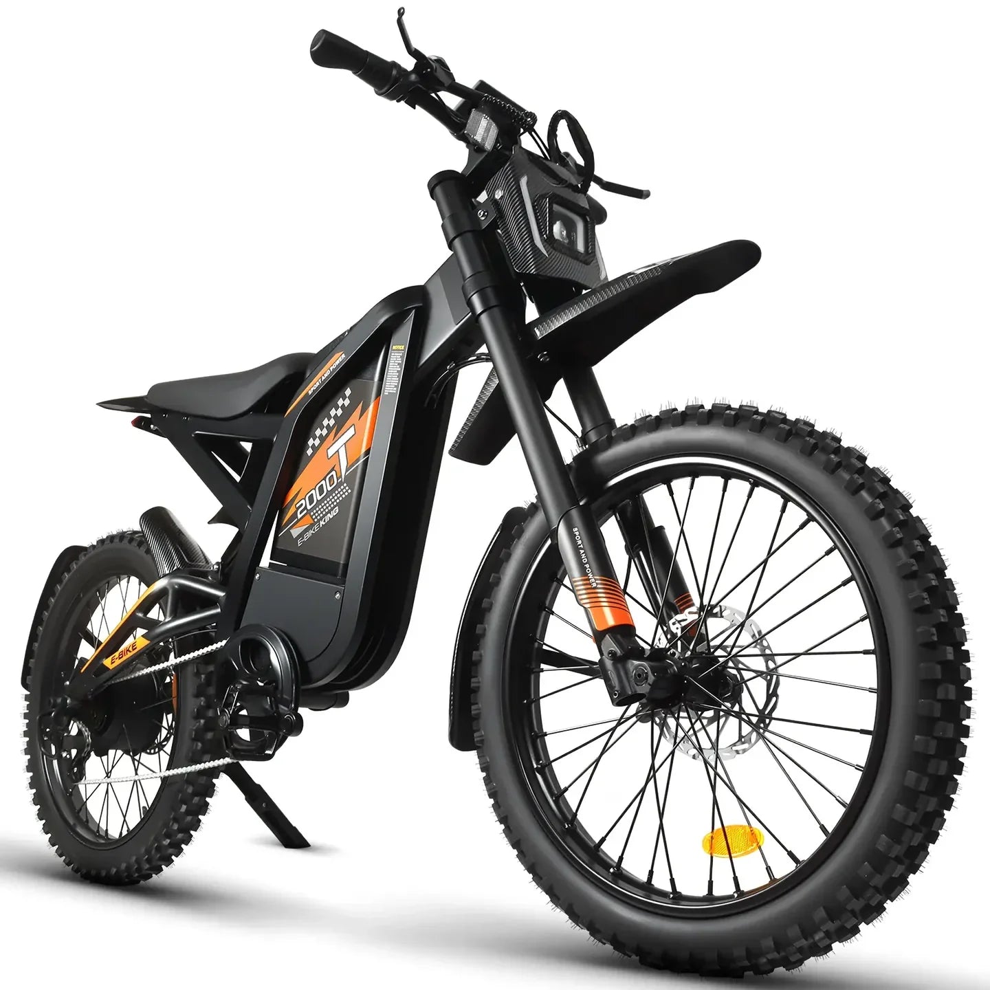 Ride Revolt T2000 Electric Dirt Bike-Style E-Bike | 3000W Peak, Up to 37 MPH