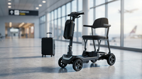 37.5Lb Lightweight Mobility Scooter for Seniors & Adults - Cruise & Airline Approved, Removable Lithium Battery, Foldable Portable Travel Motorized Scooter, No Assembly Needed, 12.4Miles Range, Black — Lifestyle
