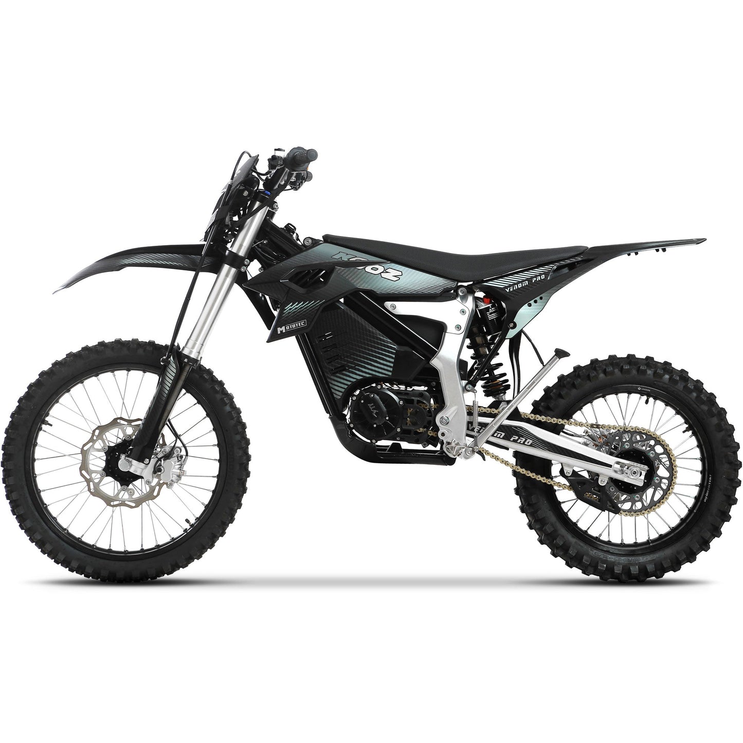 72V High Pro 12kW Electric Dirt Bike | 77 MPH, 50Ah Battery, 4-Speed Manual