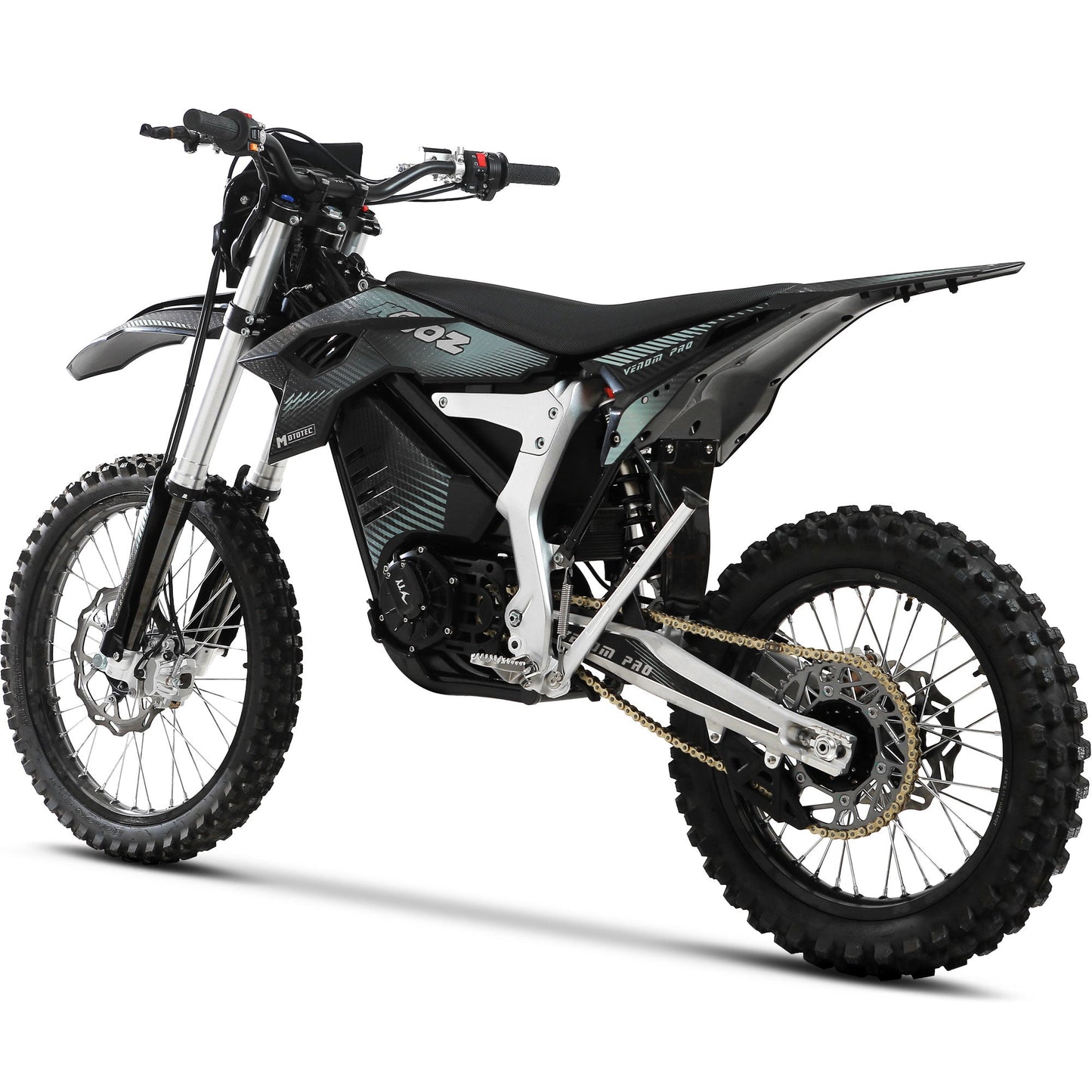 72V High Pro 12kW Electric Dirt Bike | 77 MPH, 50Ah Battery, 4-Speed Manual