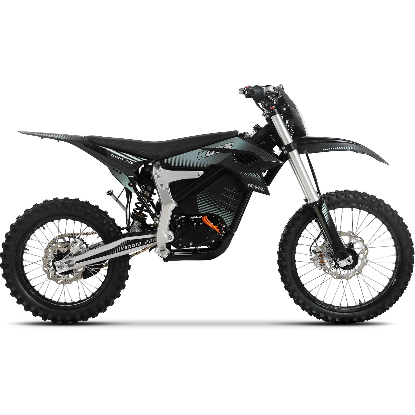 72V High Pro 12kW Electric Dirt Bike | 77 MPH, 50Ah Battery, 4-Speed Manual