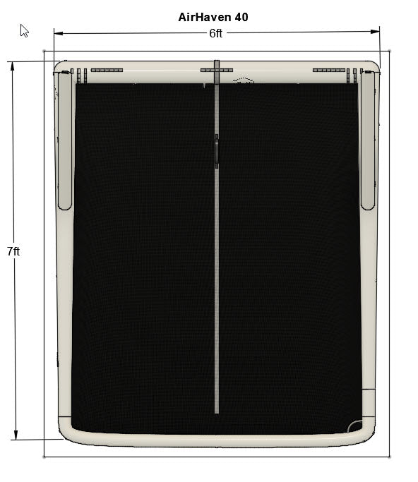 AirHaven 40 Gen 4 Inflatable Vehicle Awning | 42 sq ft Modular Shelter