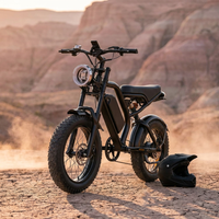 Electric Dirt Bike for Adults - Peak 1500W Electric Bikes, 48V/15.6Ah Ebike, 25-70 Mile(Pas Mode), 20 Inch All-Terrain Fat Tire Electric Motorcycle — Studio Shot