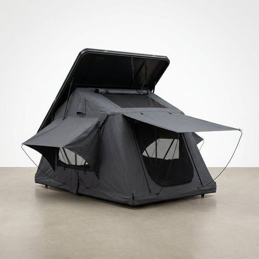 Hard Shell Rooftop Tent Pop-Up Tents 2-3 Person for SUV ‌Caravan Campervan — Studio Shot