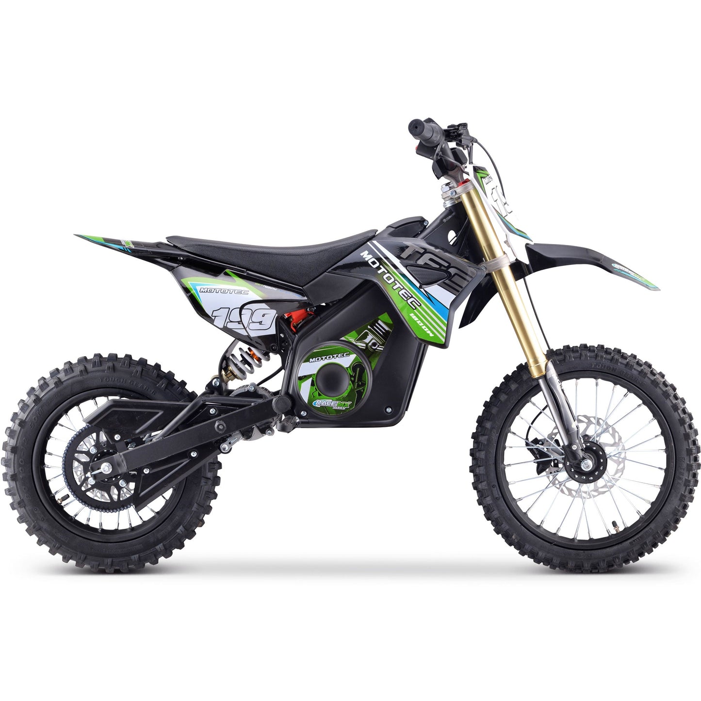 48V 1800W Electric Dirt Bike | Adjustable Speed, Hydraulic Suspension, IPX6