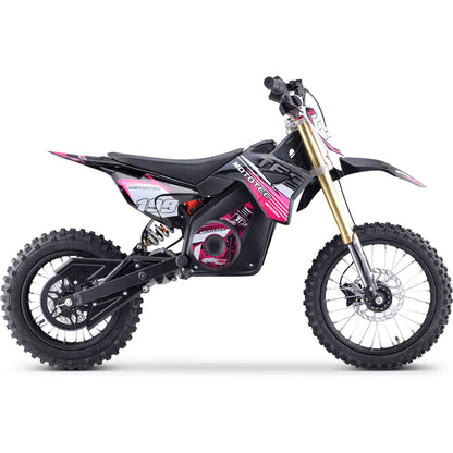 48V 1800W Electric Dirt Bike | Adjustable Speed, Hydraulic Suspension, IPX6