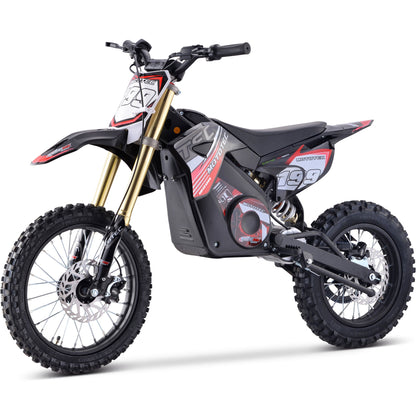 48V 1800W Electric Dirt Bike | Adjustable Speed, Hydraulic Suspension, IPX6