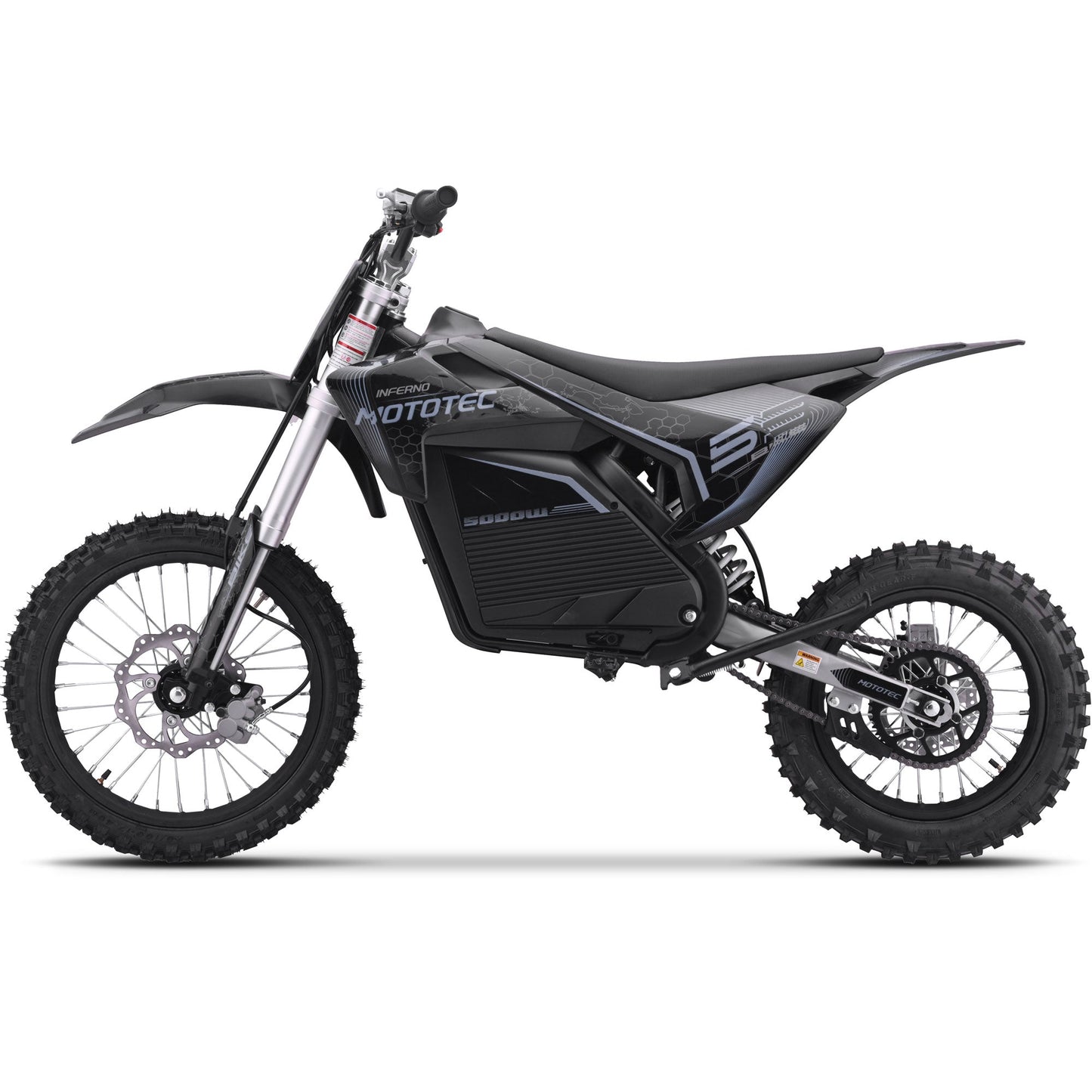 72V 5000W Full-Size Electric Dirt Bike | 50 MPH, 40-Mile Range