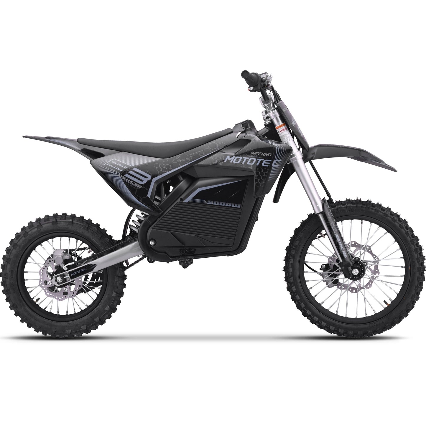 72V 5000W Full-Size Electric Dirt Bike | 50 MPH, 40-Mile Range