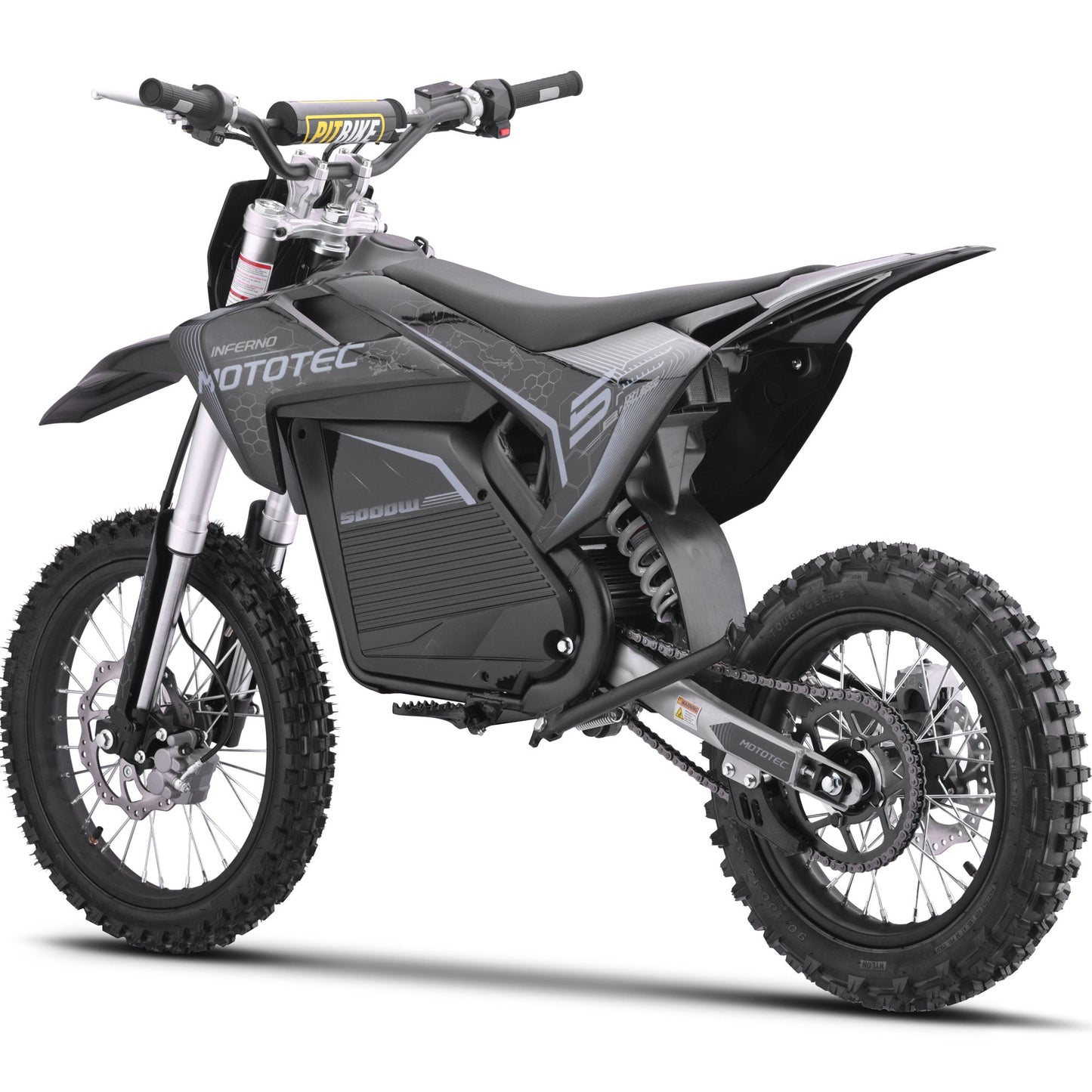 72V 5000W Full-Size Electric Dirt Bike | 50 MPH, 40-Mile Range