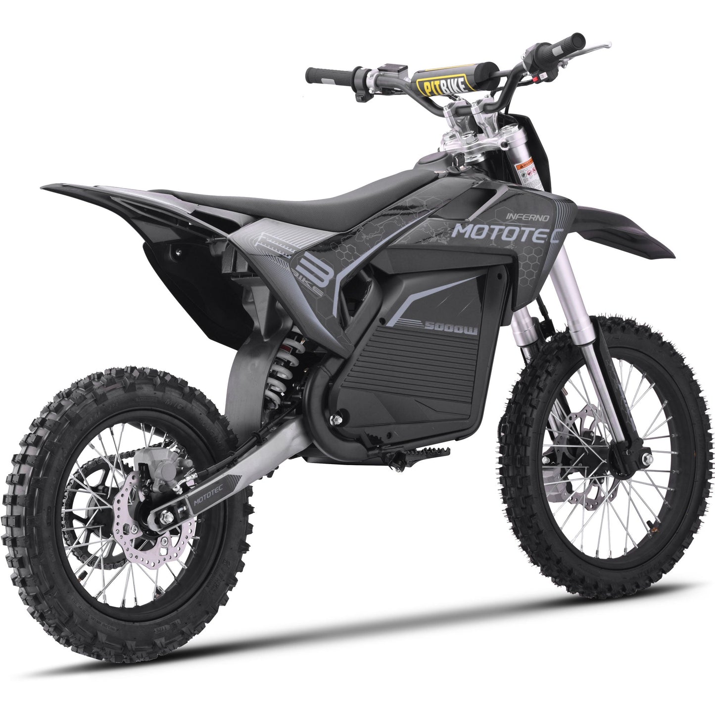 72V 5000W Full-Size Electric Dirt Bike | 50 MPH, 40-Mile Range