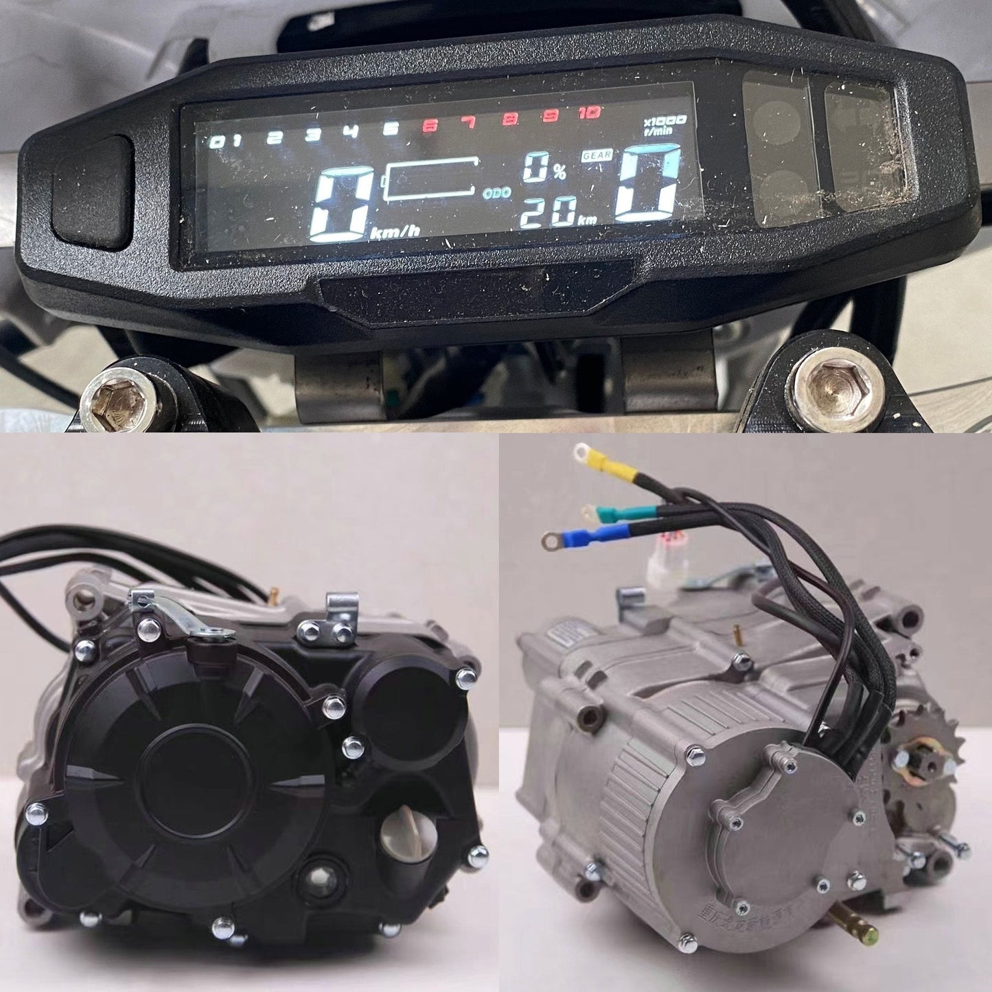 72V High Pro 12kW Electric Dirt Bike | 77 MPH, 50Ah Battery, 4-Speed Manual