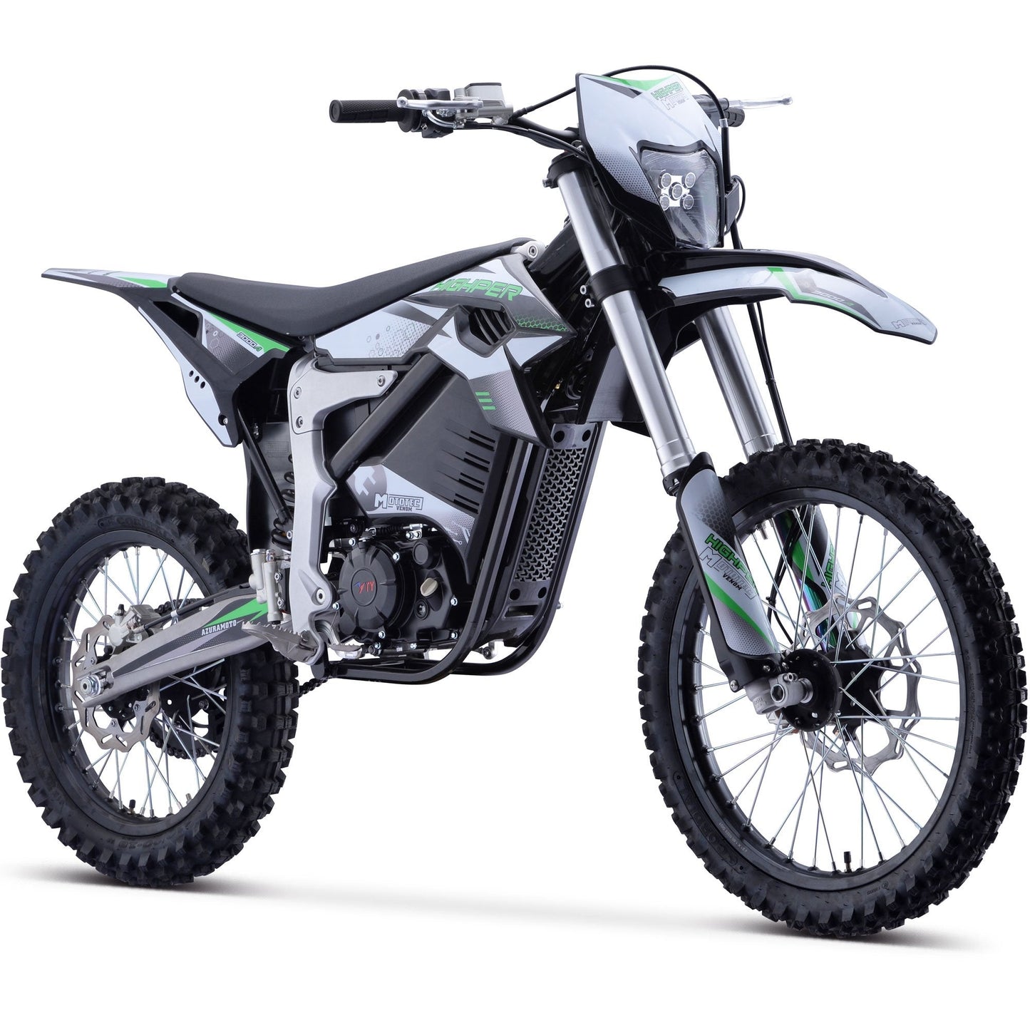 72V High Pro 12kW Electric Dirt Bike | 77 MPH, 50Ah Battery, 4-Speed Manual