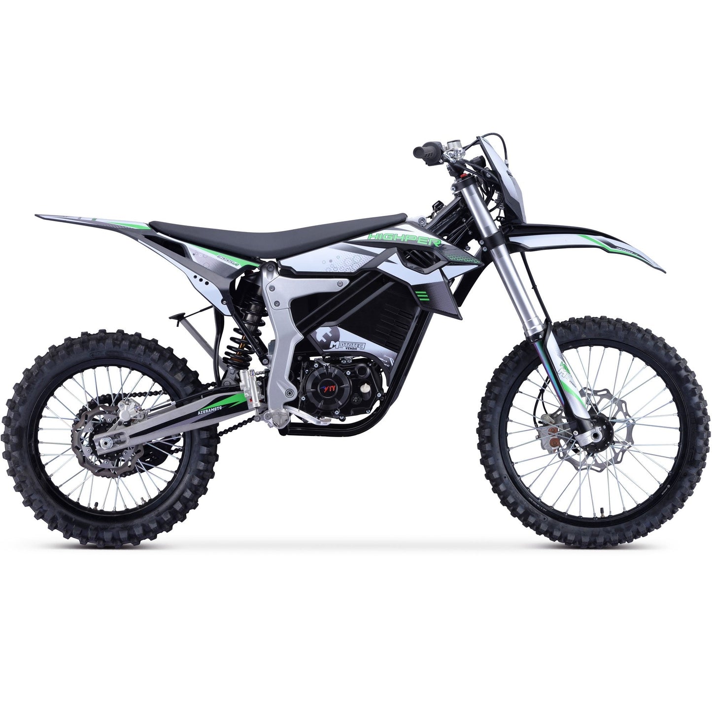 72V High Pro 12kW Electric Dirt Bike | 77 MPH, 50Ah Battery, 4-Speed Manual