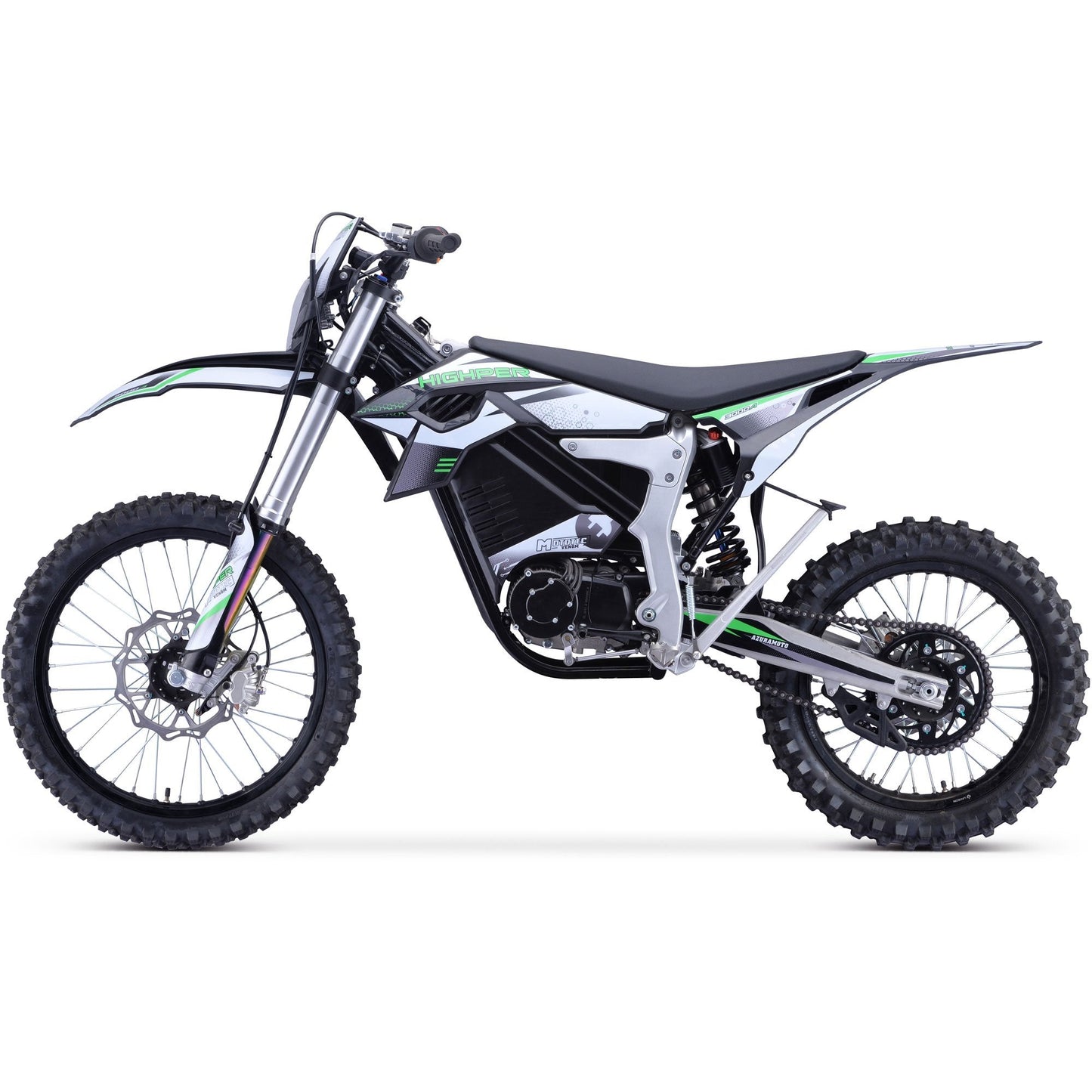 72V High Pro 12kW Electric Dirt Bike | 77 MPH, 50Ah Battery, 4-Speed Manual