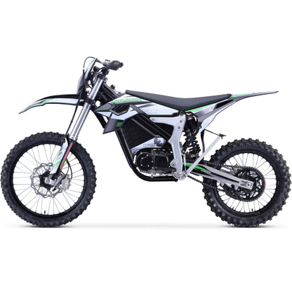 72V High Pro 12kW Electric Dirt Bike | 77 MPH, 50Ah Battery, 4-Speed Manual