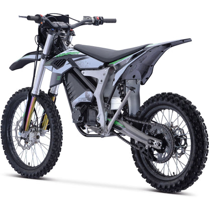 72V High Pro 12kW Electric Dirt Bike | 77 MPH, 50Ah Battery, 4-Speed Manual