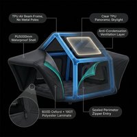 Rooftop Tent Designed for Year-Round Camping, Hard Shell Construction, Waterproof PU Coating, 2-Person — How It Works