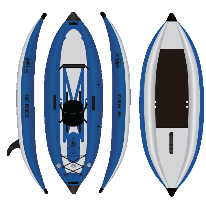 SOLuno 8′11″ Inflatable Kayak | 1 Person – Venture Xochil Outfitters