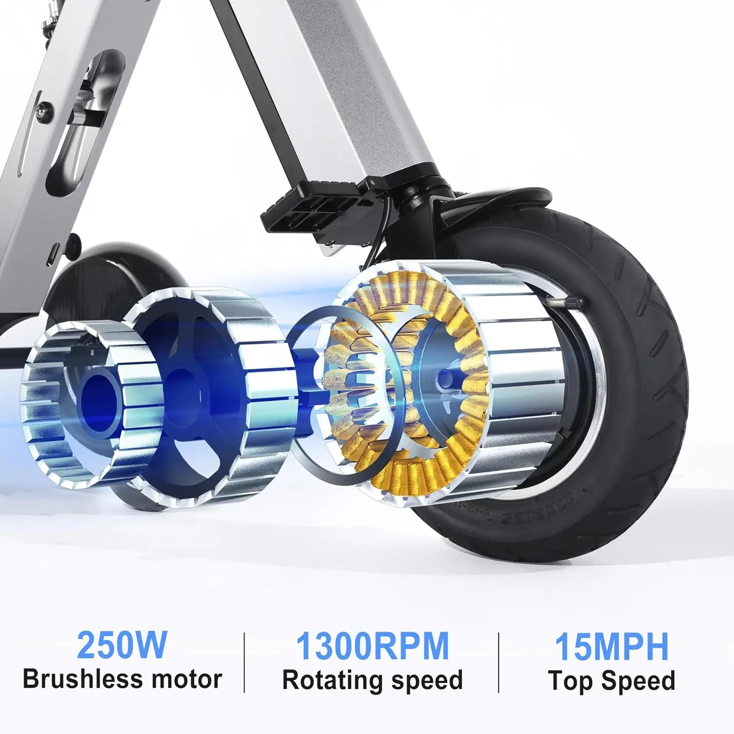 ES35 Foldable 3-Wheel Electric Mobility Scooter | Lightweight 250W