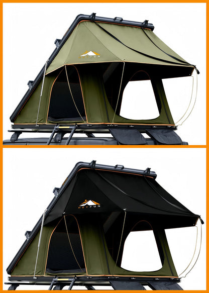 HEYFUN Adventurer Plus Hard-Shell Rooftop Tent | 2–3 Person with Awning