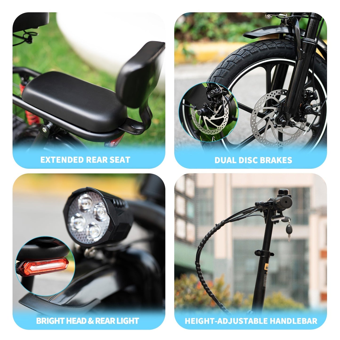 Windhorse C3 Max Electric Scooter | 500W, 40-Mile Range, Passenger Seat
